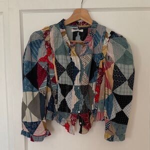 Dôen Amadine Patchwork Blouse